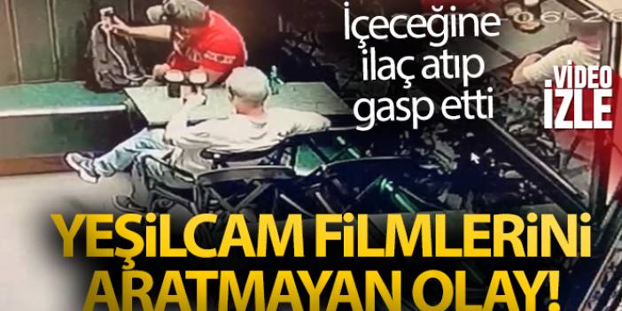 Taksim'de Yeşilçam filmlerini aratmayan olay: Alman turisti içeceğine ilaç atıp gasp etti