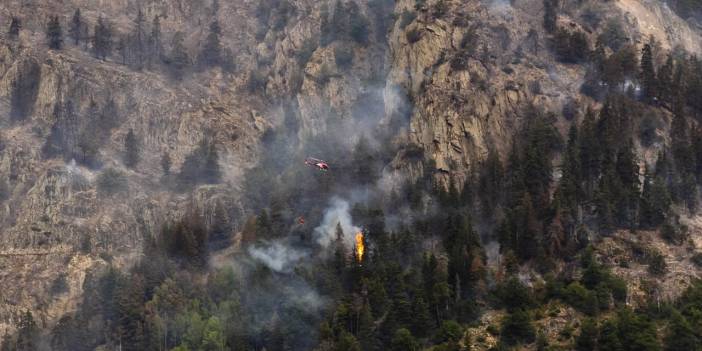 İsviçre’de orman yangınları nedeniyle köyler boşaltılıyor